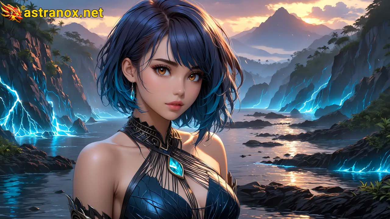 Amazing Young Female at - Download Free 4K Wallpaper Fantasy wallpaper with Eyes and Hair.