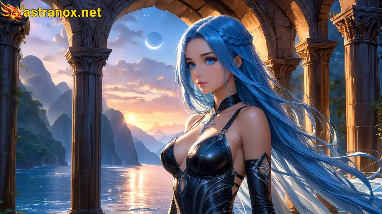 Amazing Young Female at - Download Free 4K Wallpaper Fantasy wallpaper with Eyes and Hair.