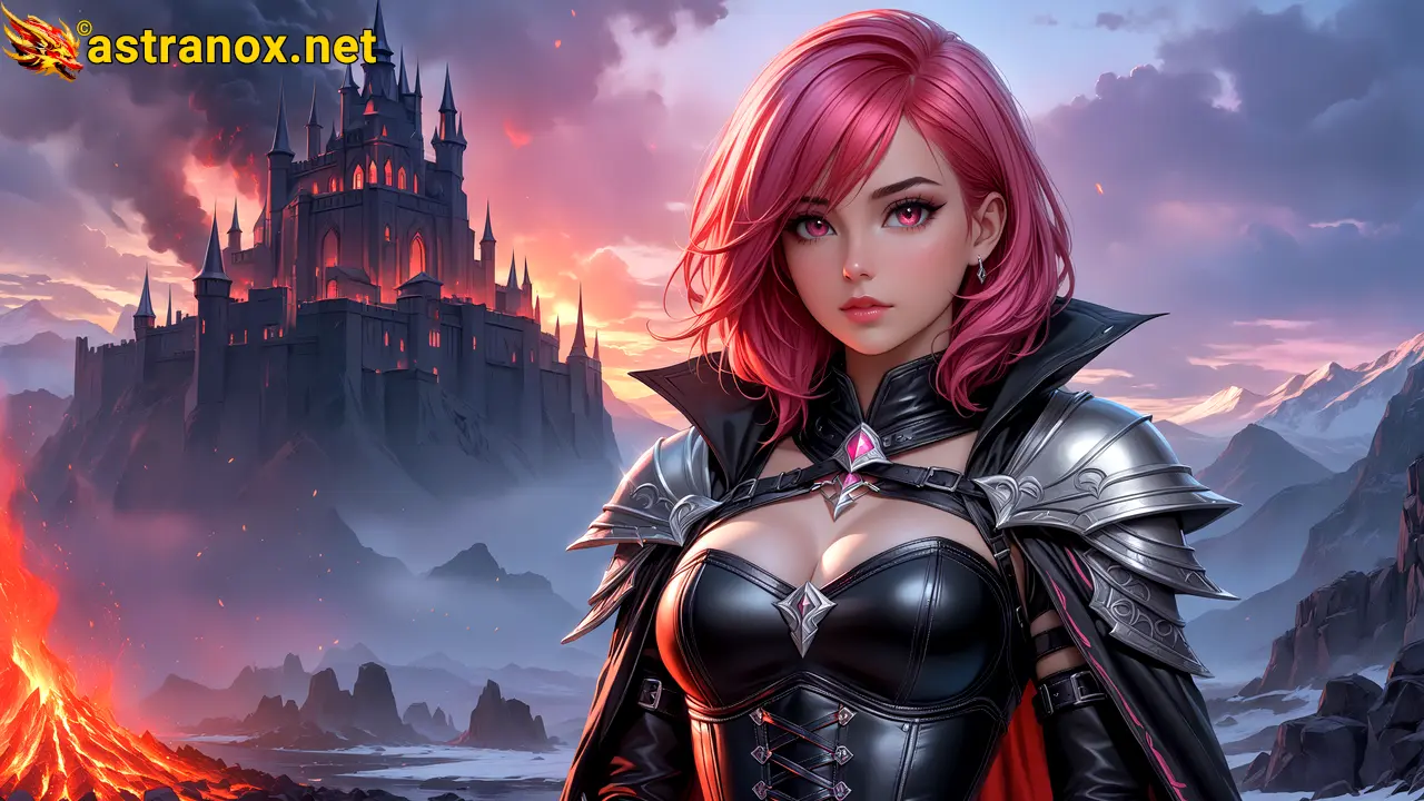 Amazing Young Female at - Download Free 4K Wallpaper Fantasy wallpaper with Eyes and Hair.