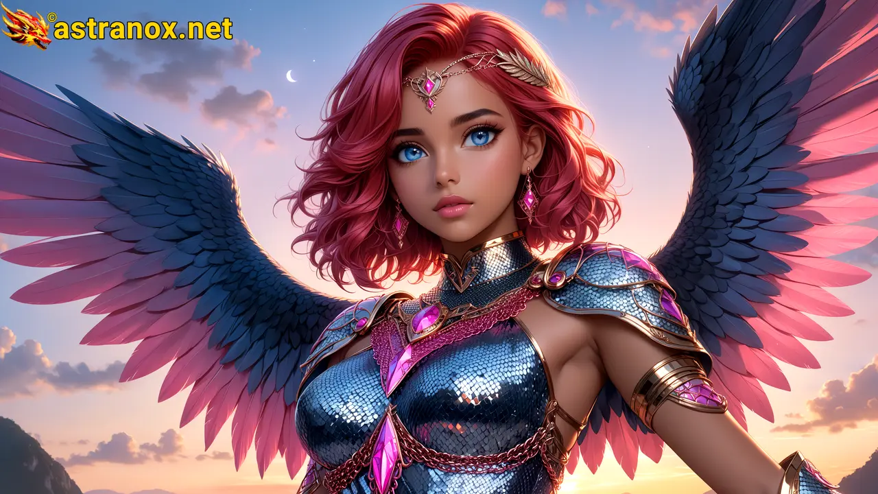 Amazing Young Female at - Download Free 4K Wallpaper Fantasy wallpaper with Eyes and Hair.