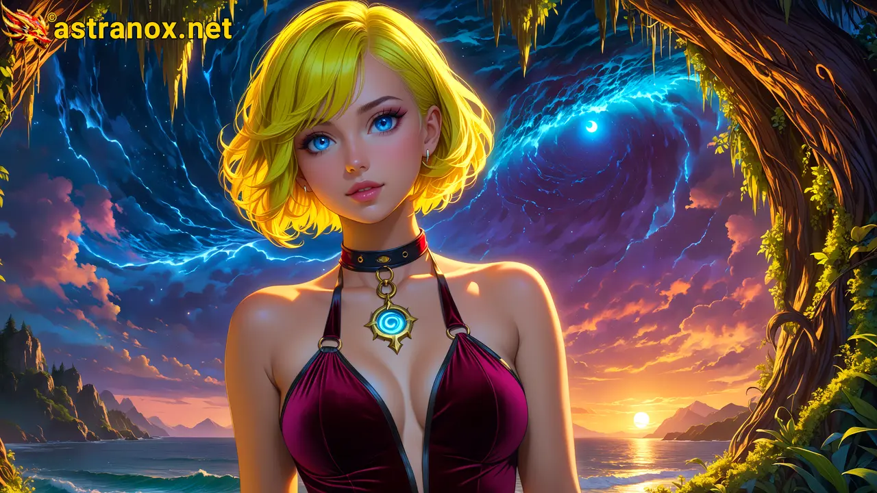 Amazing Young Female at - Download Free 4K Wallpaper Fantasy wallpaper with Eyes and Hair.