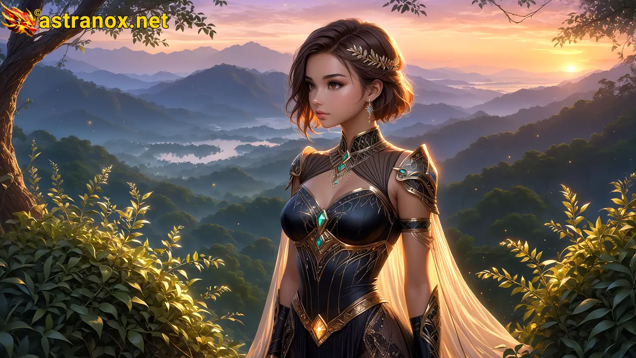 Amazing Young Female at - Download Free 4K Wallpaper Fantasy wallpaper with Eyes and Hair.
