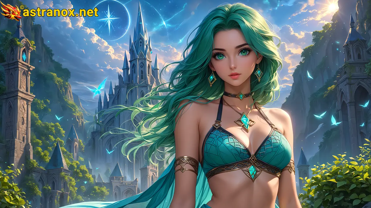 Amazing Young Female at - Download Free 4K Wallpaper Fantasy wallpaper with Eyes and Hair.