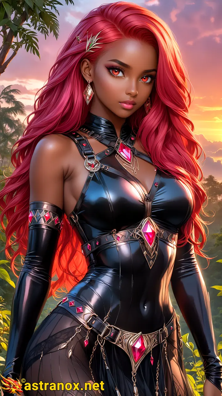 Amazing Young Female at - Download Free 4K Wallpaper Fantasy wallpaper with Eyes and Hair.