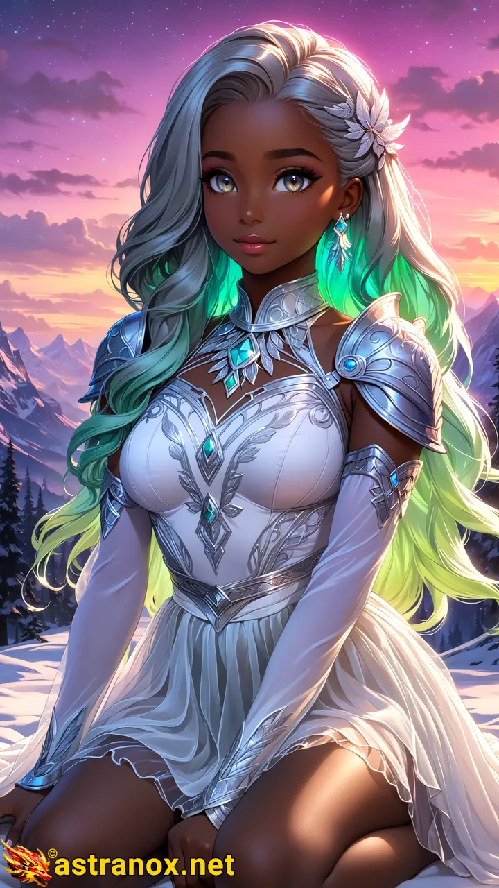 Amazing Young Female at - Download Free 4K Wallpaper Fantasy wallpaper with Eyes and Hair.