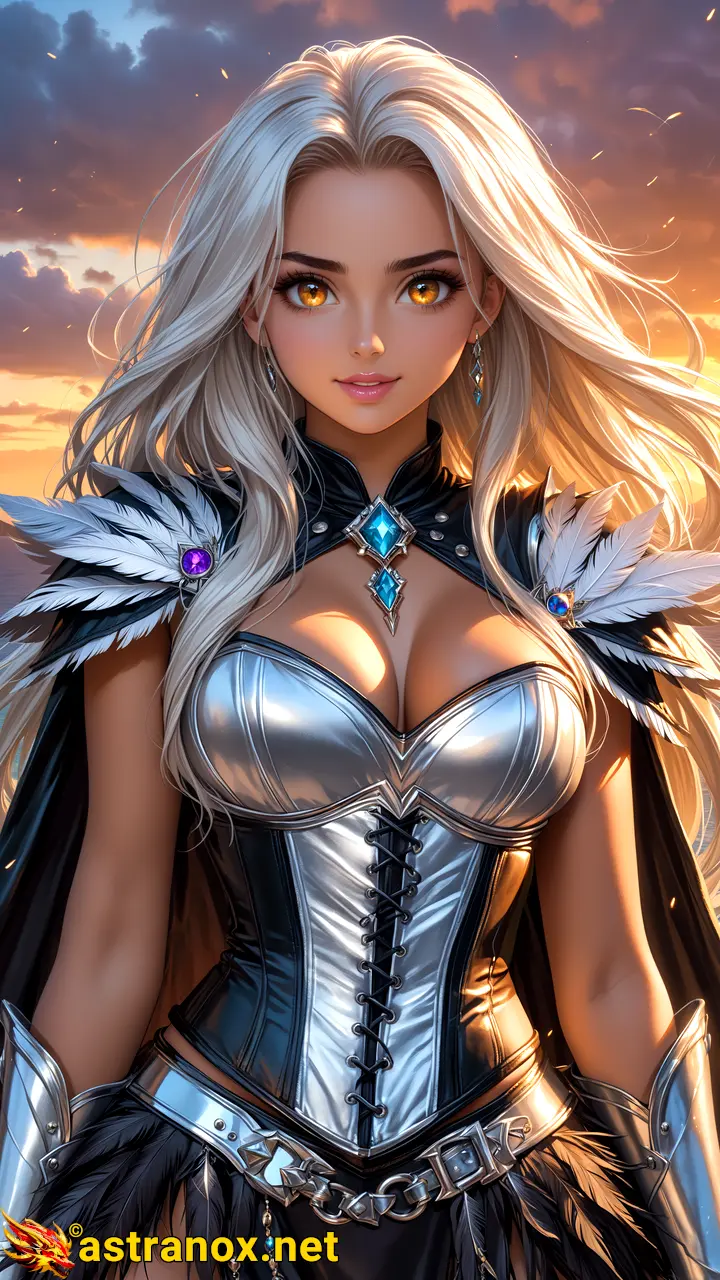 Amazing Young Female at - Download Free 4K Wallpaper Fantasy wallpaper with Eyes and Hair.