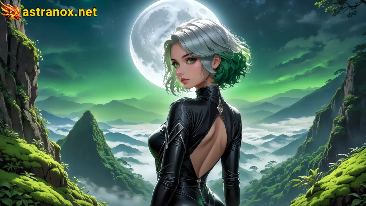 Amazing Young Female at - Download Free 4K Wallpaper Fantasy wallpaper with Eyes and Hair.