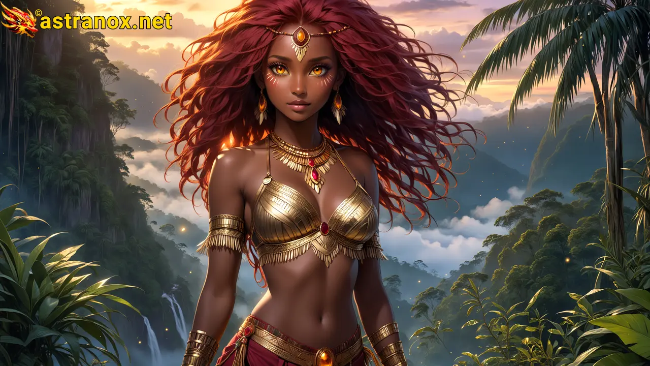 Amazing Young Female at - Download Free 4K Wallpaper Fantasy wallpaper with Eyes and Hair.