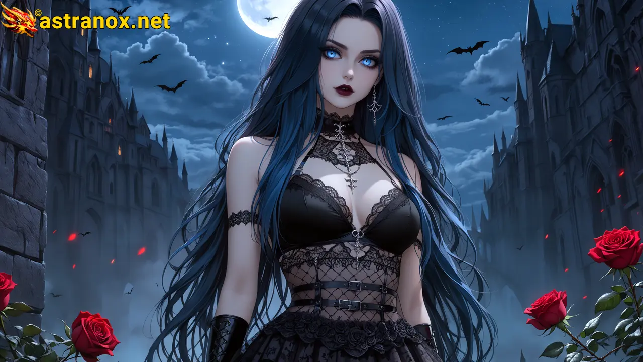 Amazing Young Female at - Download Free 4K Wallpaper Fantasy wallpaper with Eyes and Hair.