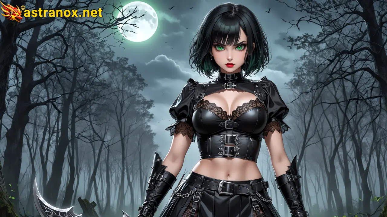 Amazing Young Female at - Download Free 4K Wallpaper Fantasy wallpaper with Eyes and Hair.