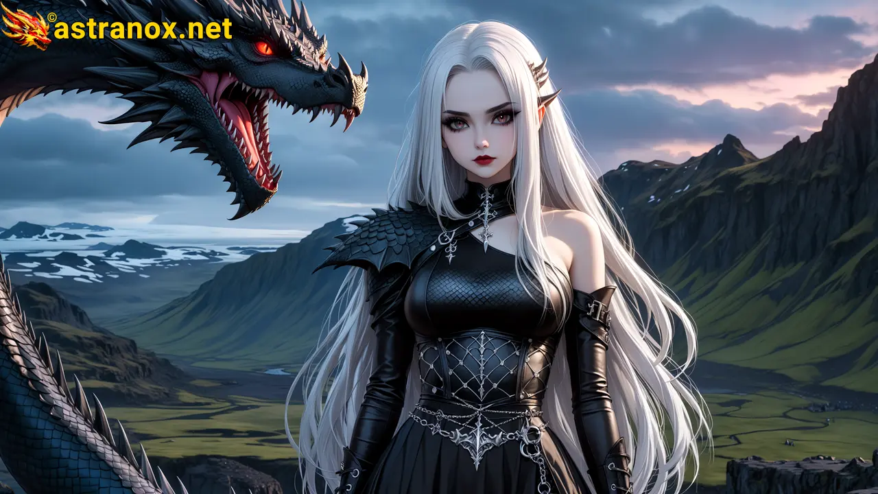 Amazing Young Female at - Download Free 4K Wallpaper Fantasy wallpaper with Eyes and Hair.