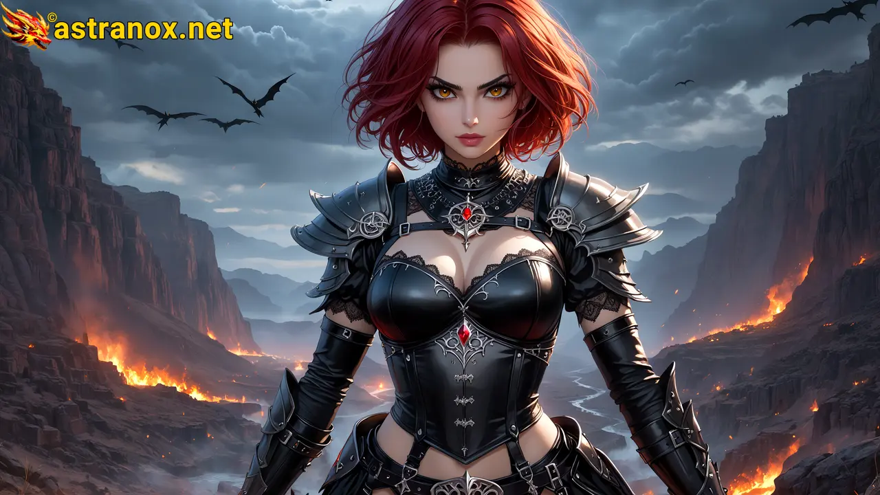 Amazing Young Female at - Download Free 4K Wallpaper Fantasy wallpaper with Eyes and Hair.