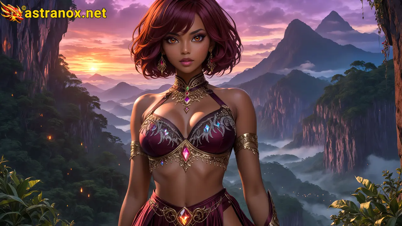 Amazing Young Female at - Download Free 4K Wallpaper Fantasy wallpaper with Eyes and Hair.