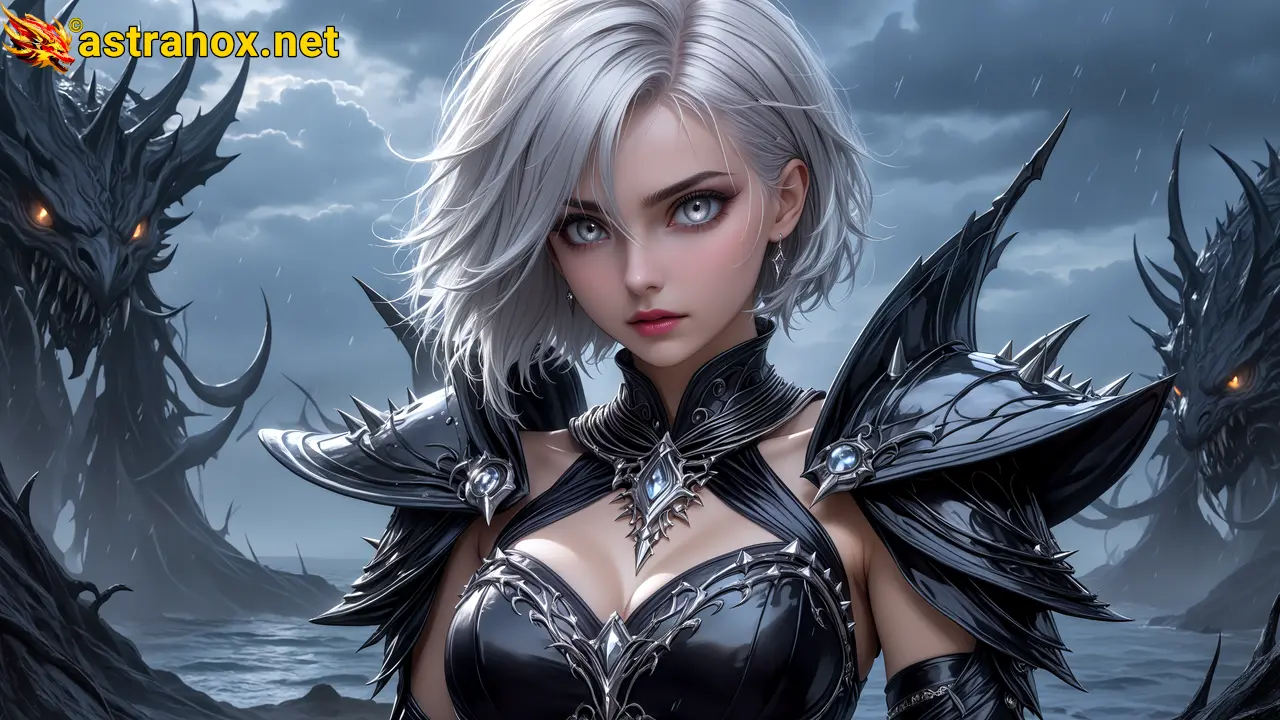Amazing Young Female at - Download Free 4K Wallpaper Fantasy wallpaper with Eyes and Hair.