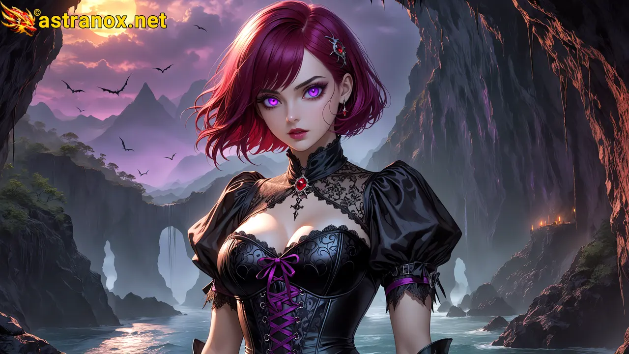 Amazing Young Female at - Download Free 4K Wallpaper Fantasy wallpaper with Eyes and Hair.