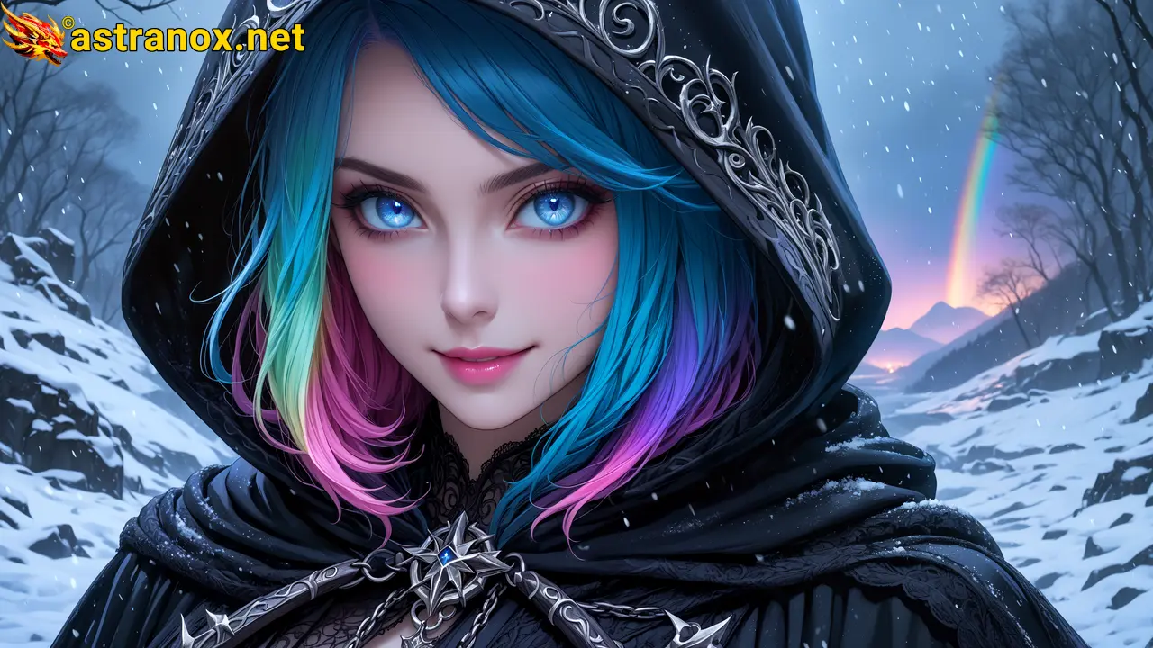 Amazing Young Female at - Download Free 4K Wallpaper Fantasy wallpaper with Eyes and Hair.