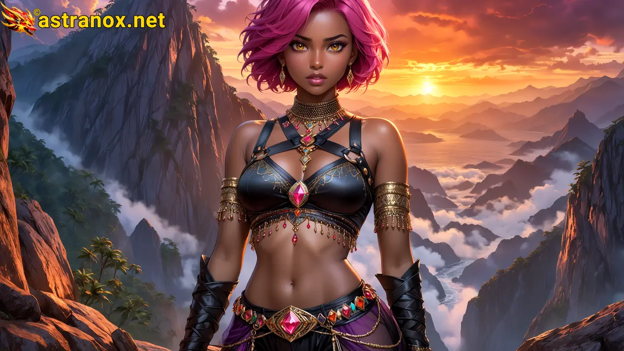 Amazing Young Female at - Download Free 4K Wallpaper Fantasy wallpaper with Eyes and Hair.