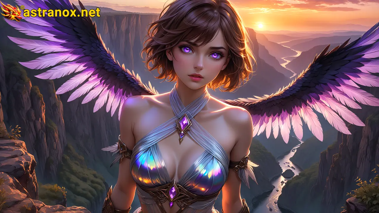 Amazing Young Female at - Download Free 4K Wallpaper Fantasy wallpaper with Eyes and Hair.