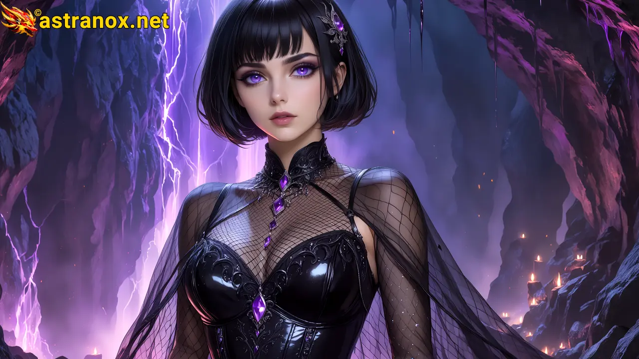 Amazing Young Female at - Download Free 4K Wallpaper Fantasy wallpaper with Eyes and Hair.
