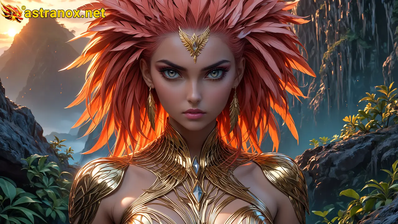 Amazing Young Female at - Download Free 4K Wallpaper Fantasy wallpaper with Eyes and Hair.
