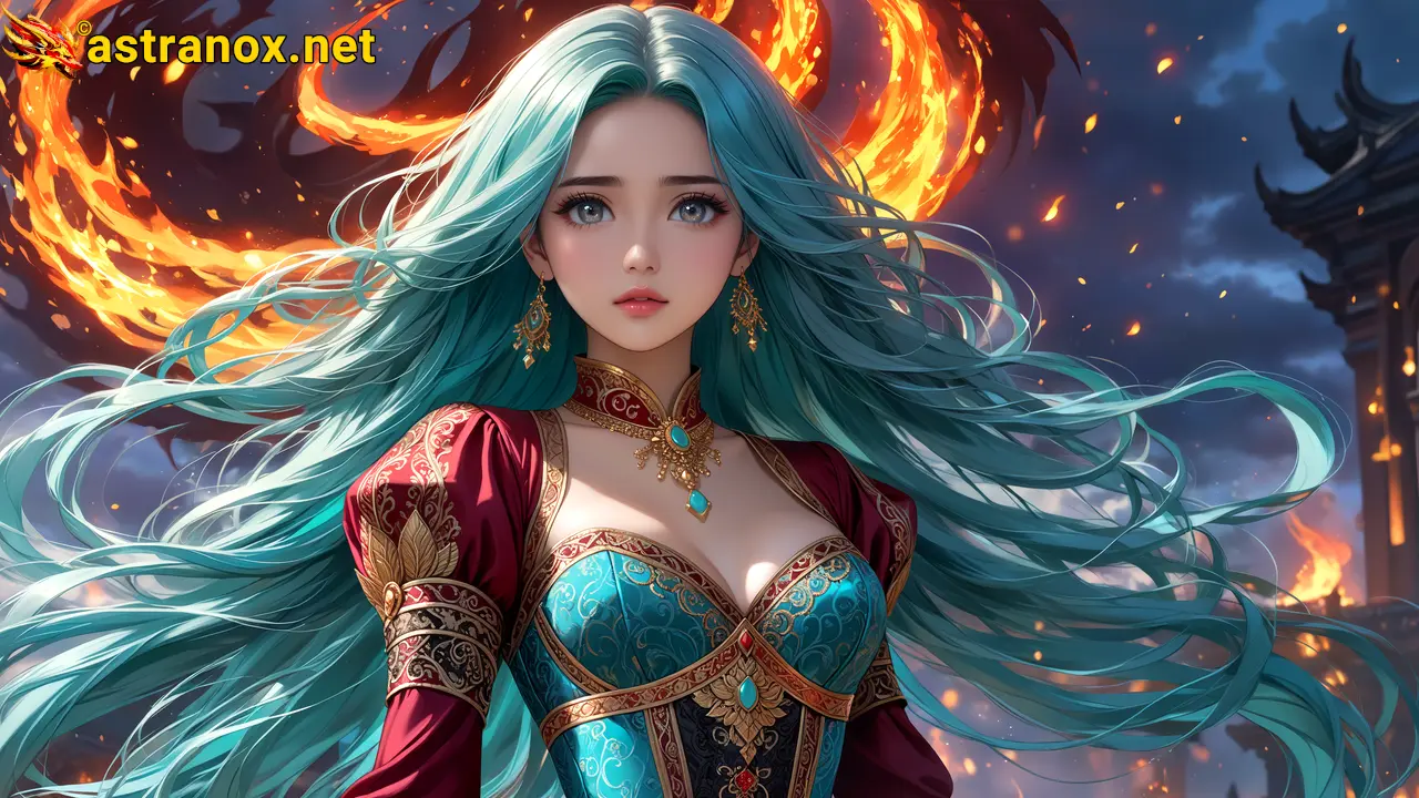 Amazing Young Female at - Download Free 4K Wallpaper Fantasy wallpaper with Eyes and Hair.