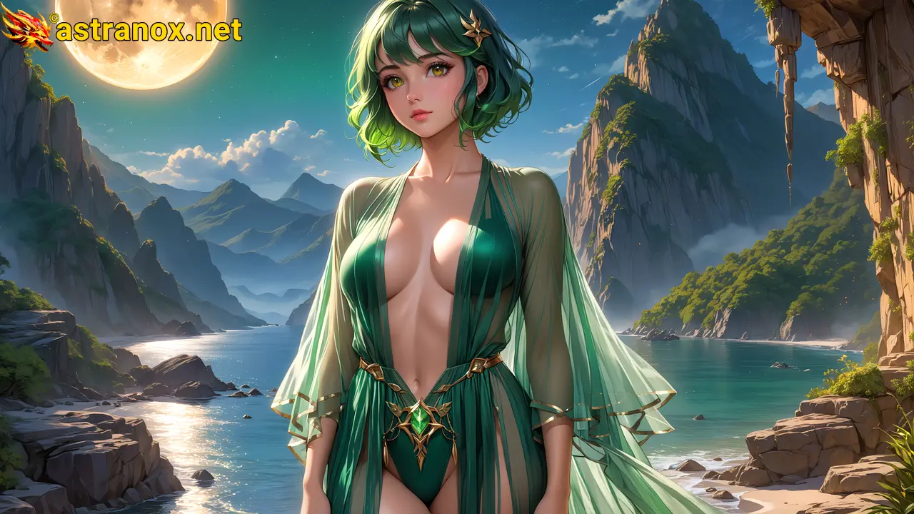 Amazing Young Female at - Download Free 4K Wallpaper Fantasy wallpaper with Eyes and Hair.