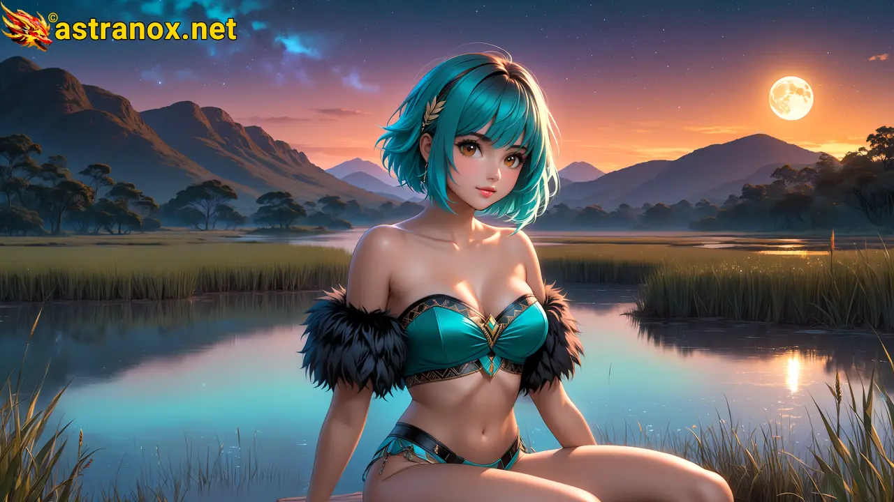 Amazing Young Female at - Download Free 4K Wallpaper Fantasy wallpaper with Eyes and Hair.