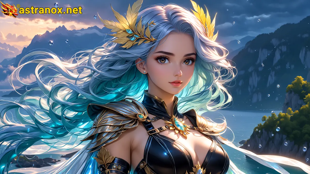 Amazing Young Female at - Download Free 4K Wallpaper Fantasy wallpaper with Eyes and Hair.