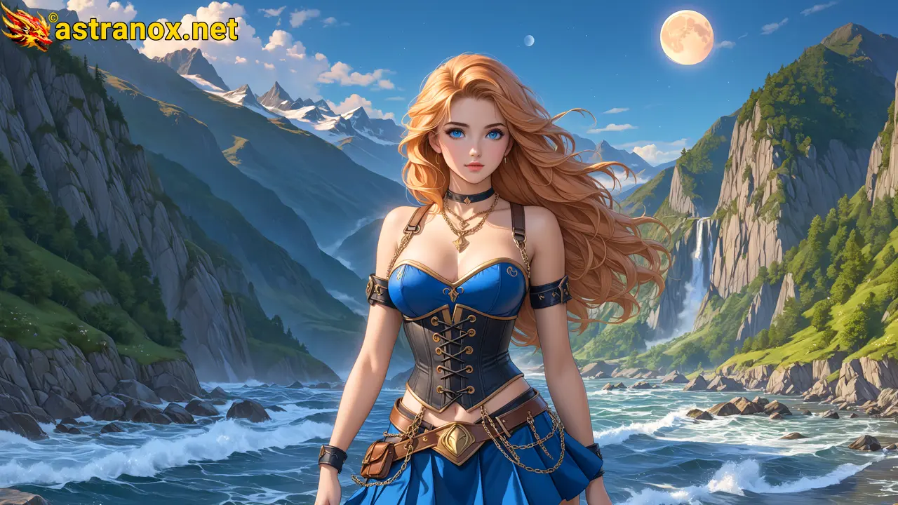 Amazing Young Female at - Download Free 4K Wallpaper Fantasy wallpaper with Eyes and Hair.