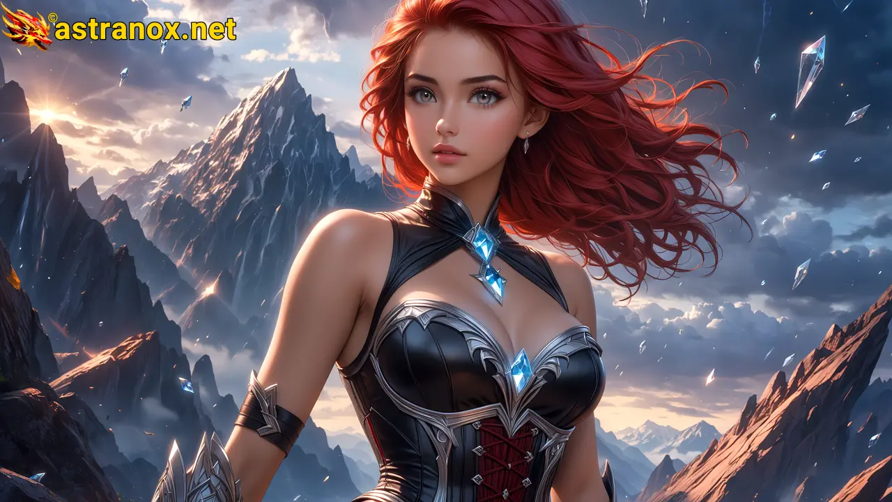 Amazing Young Female at - Download Free 4K Wallpaper Fantasy wallpaper with Eyes and Hair.