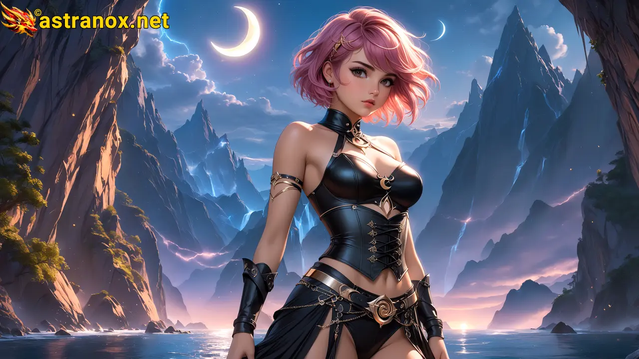Amazing Young Female at - Download Free 4K Wallpaper Fantasy wallpaper with Eyes and Hair.