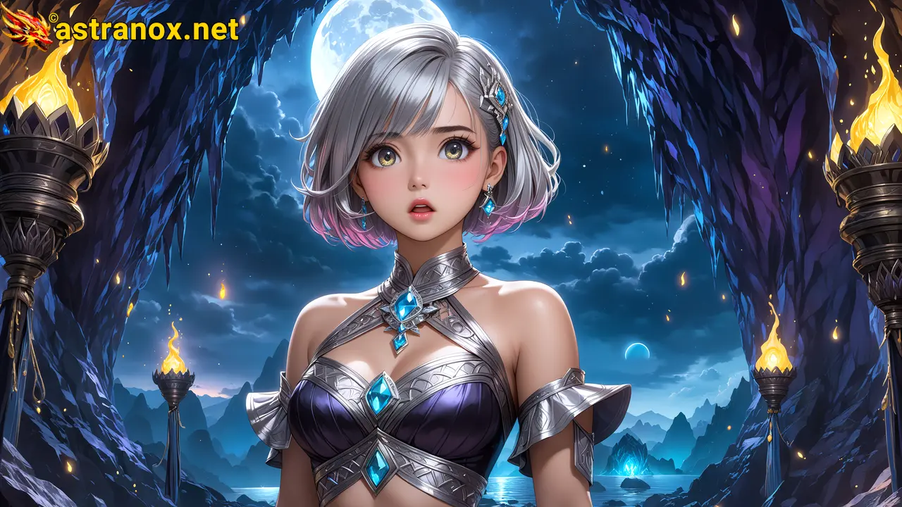 Amazing Young Female at - Download Free 4K Wallpaper Fantasy wallpaper with Eyes and Hair.