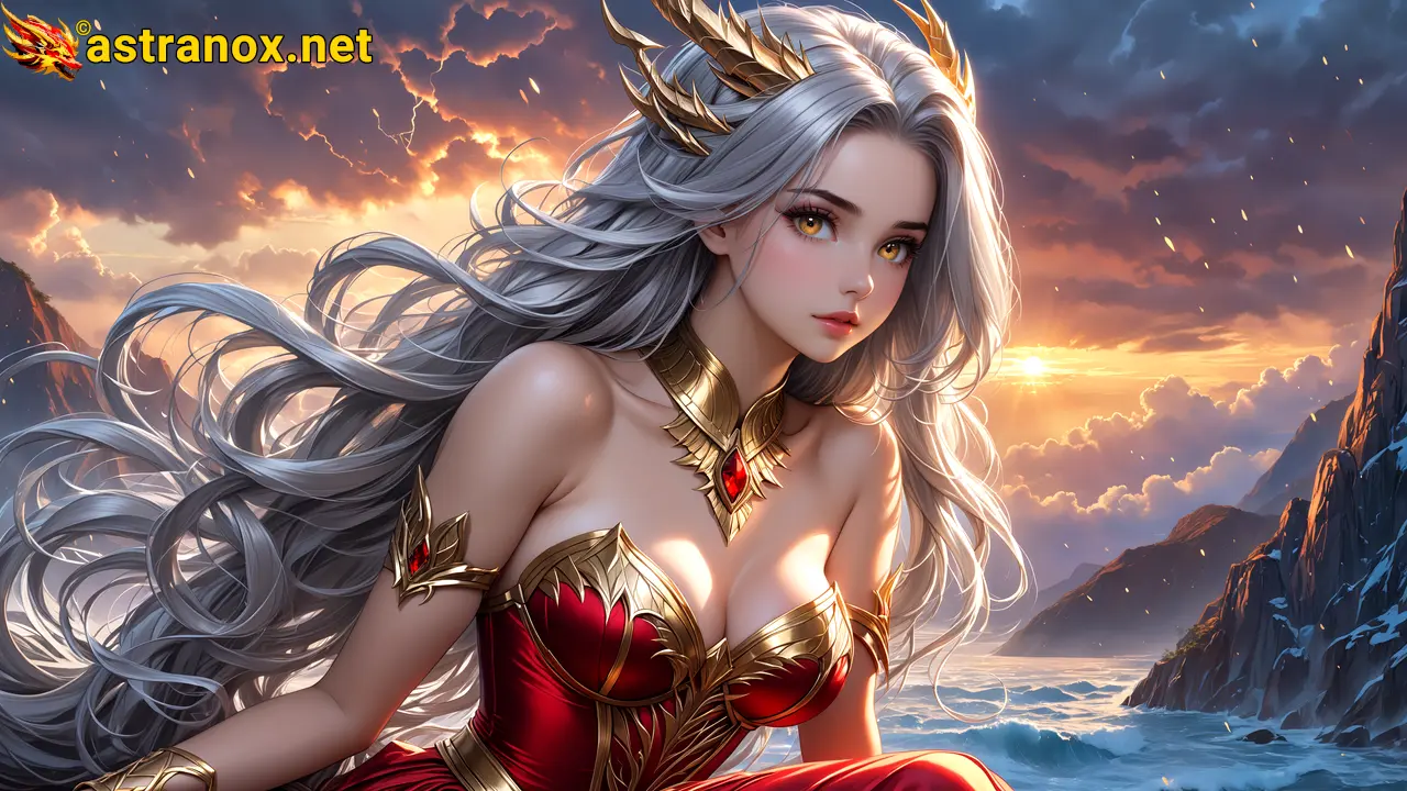 Amazing Young Female at - Download Free 4K Wallpaper Fantasy wallpaper with Eyes and Hair.