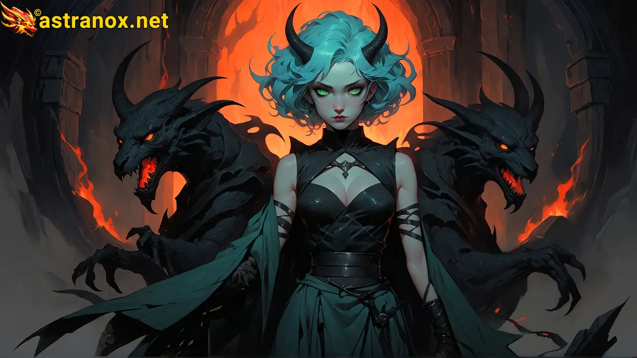 Amazing Young Female at - Download Free 4K Wallpaper Fantasy wallpaper with Eyes and Hair.
