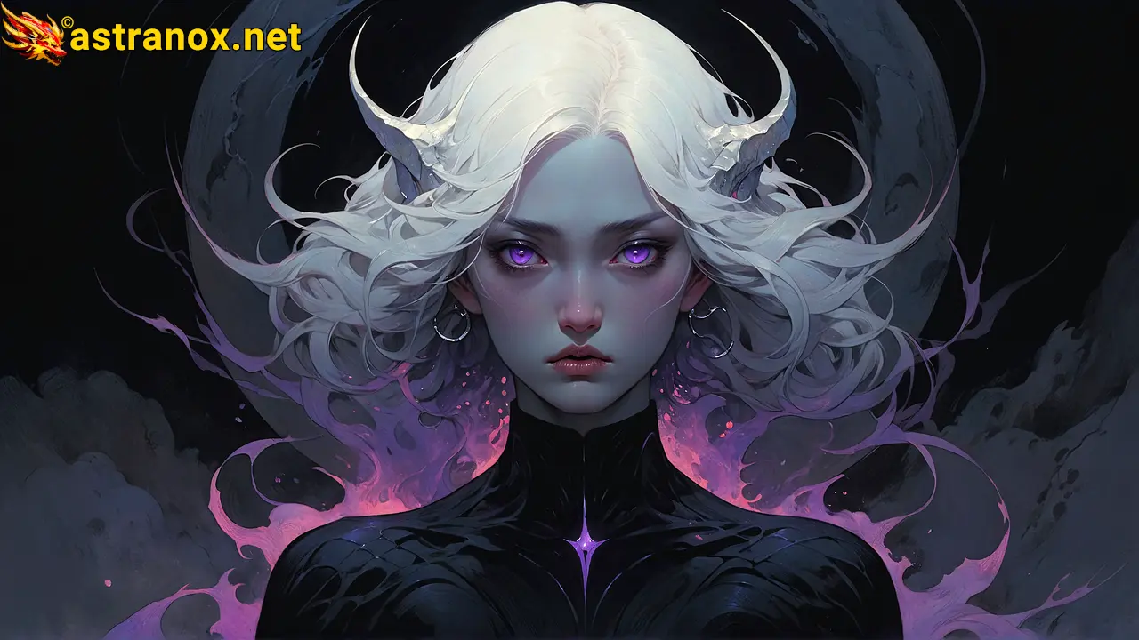 Amazing Young Female at - Download Free 4K Wallpaper Fantasy wallpaper with Eyes and Hair.