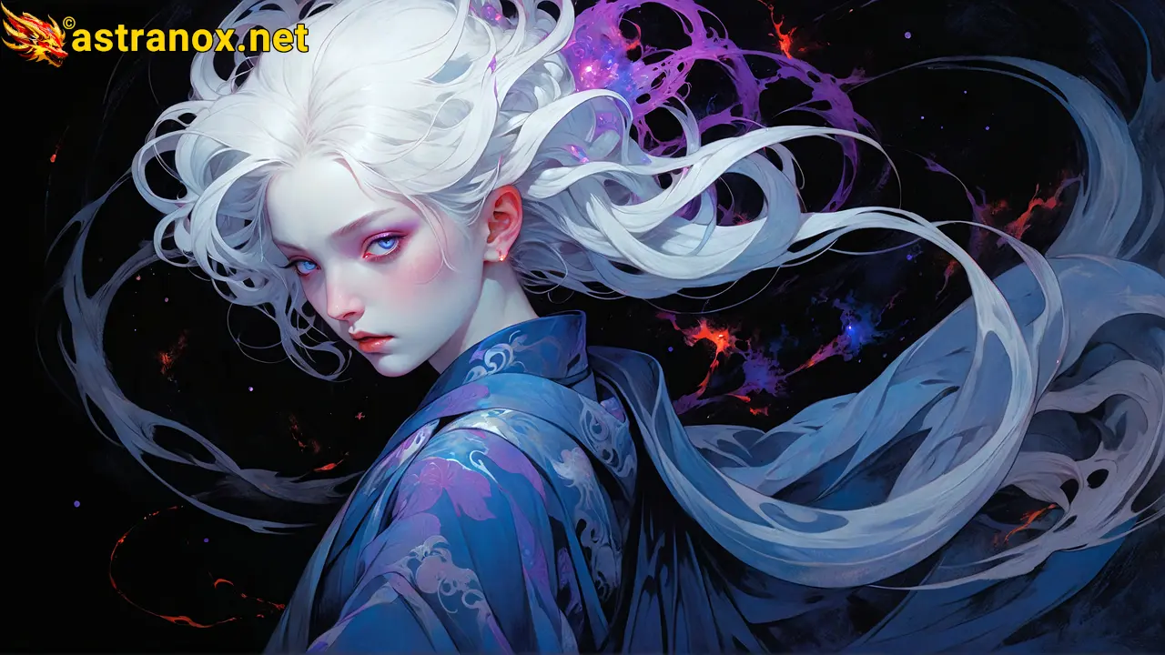 Amazing Young Female at - Download Free 4K Wallpaper Fantasy wallpaper with Eyes and Hair.