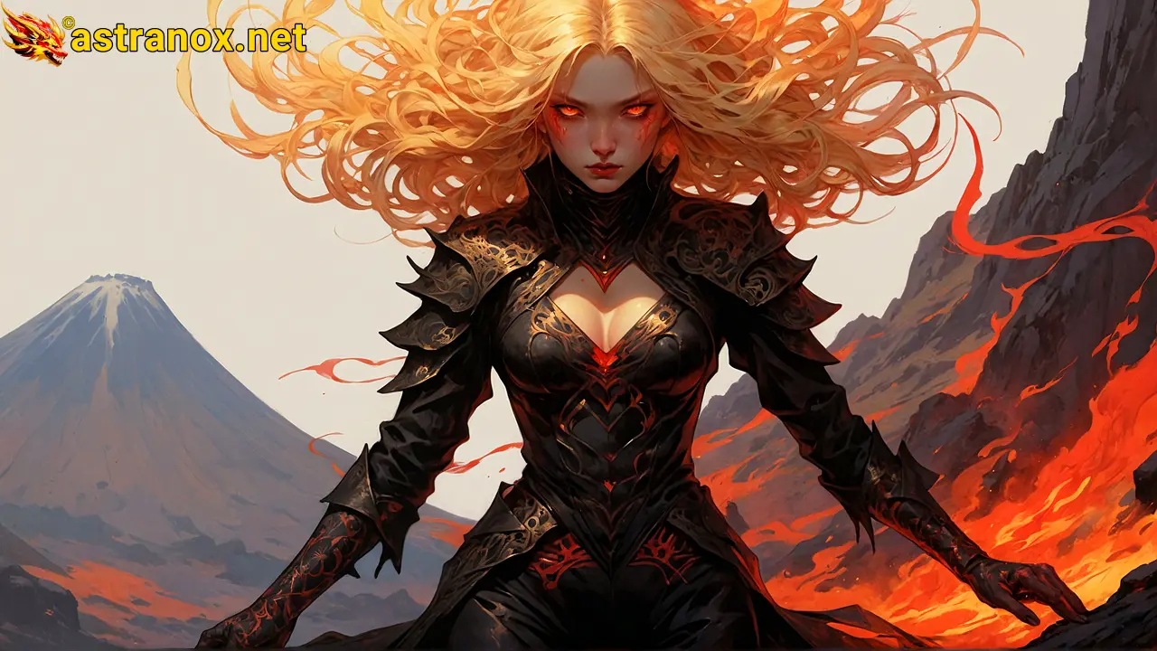 Amazing Young Female at - Download Free 4K Wallpaper Fantasy wallpaper with Eyes and Hair.