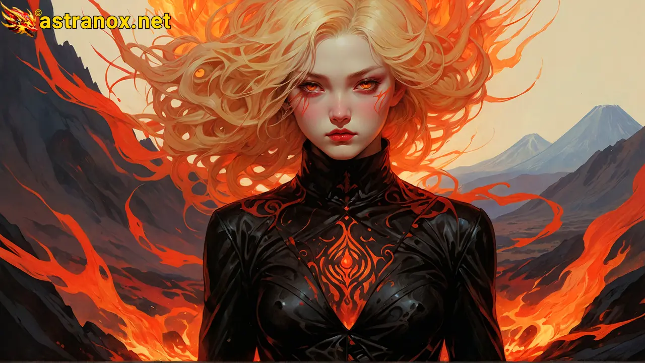 Amazing Young Female at - Download Free 4K Wallpaper Fantasy wallpaper with Eyes and Hair.