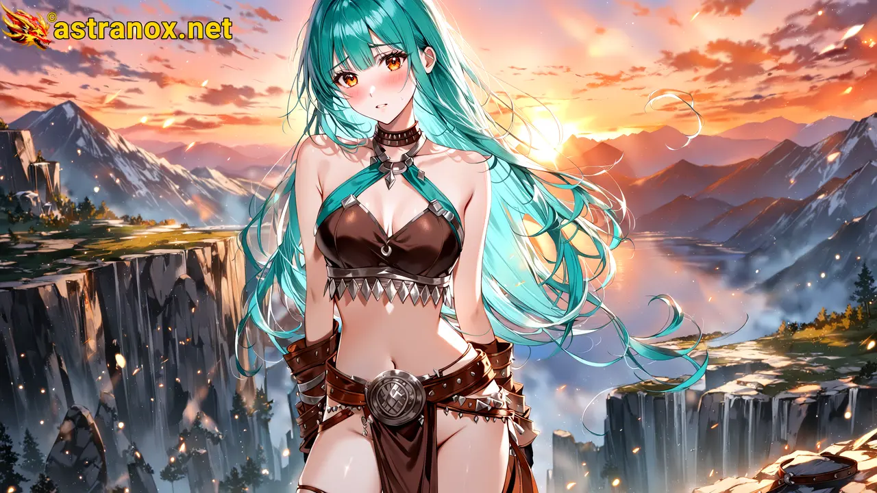 Amazing Young Female at - Download Free 4K Wallpaper Fantasy wallpaper with Eyes and Hair.