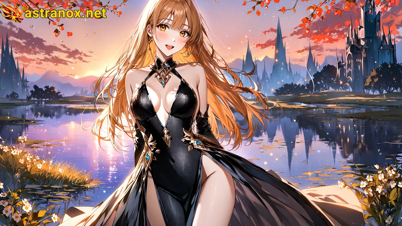 Amazing Young Female at - Download Free 4K Wallpaper Fantasy wallpaper with Eyes and Hair.