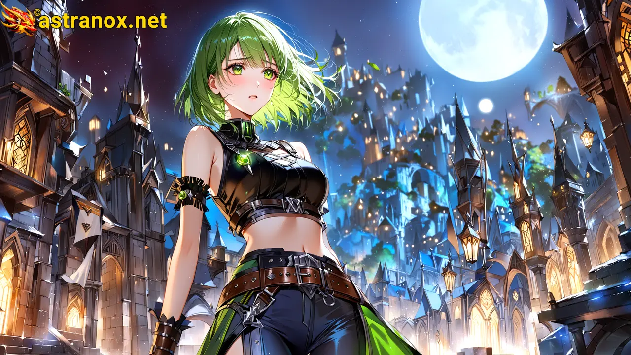 Amazing Young Female at - Download Free 4K Wallpaper Fantasy wallpaper with Eyes and Hair.
