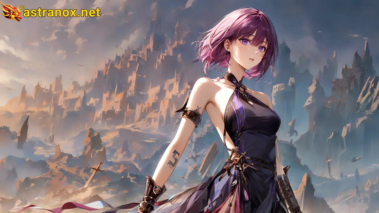 Amazing Young Female at - Download Free 4K Wallpaper Fantasy wallpaper with Eyes and Hair.