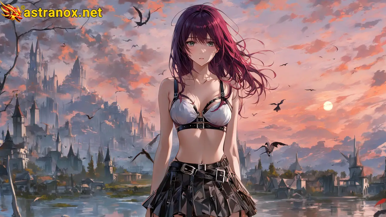 Amazing Young Female at - Download Free 4K Wallpaper Fantasy wallpaper with Eyes and Hair.