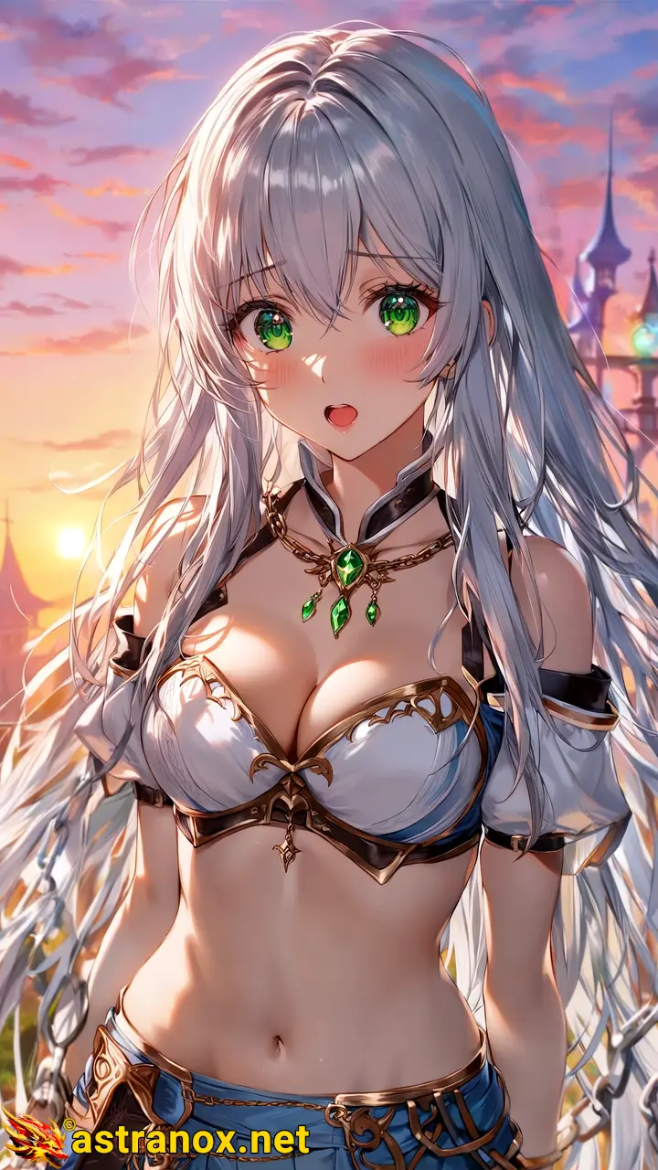 Amazing Young Female at - Download Free 4K Wallpaper Fantasy wallpaper with Eyes and Hair.